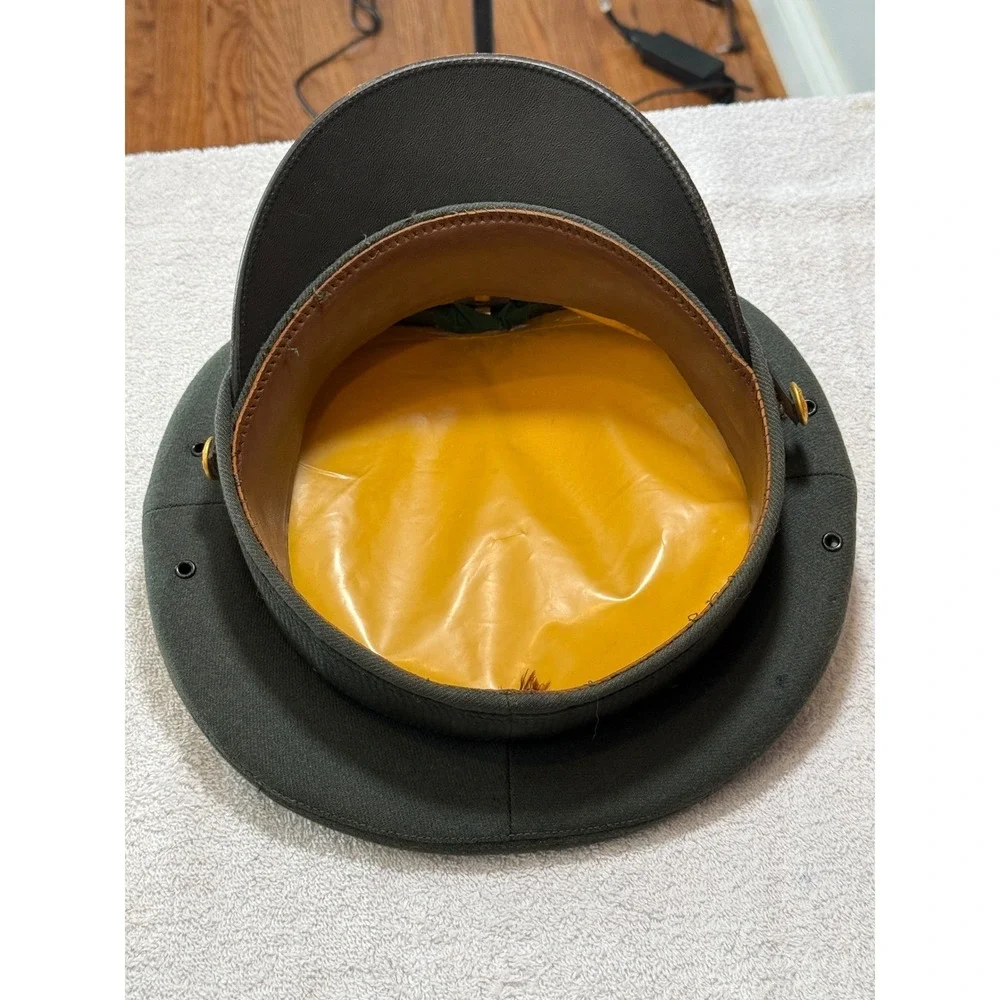US Army Enlisted Service Cap Olive Drab Green Military Dress Hat 8405-286-5057